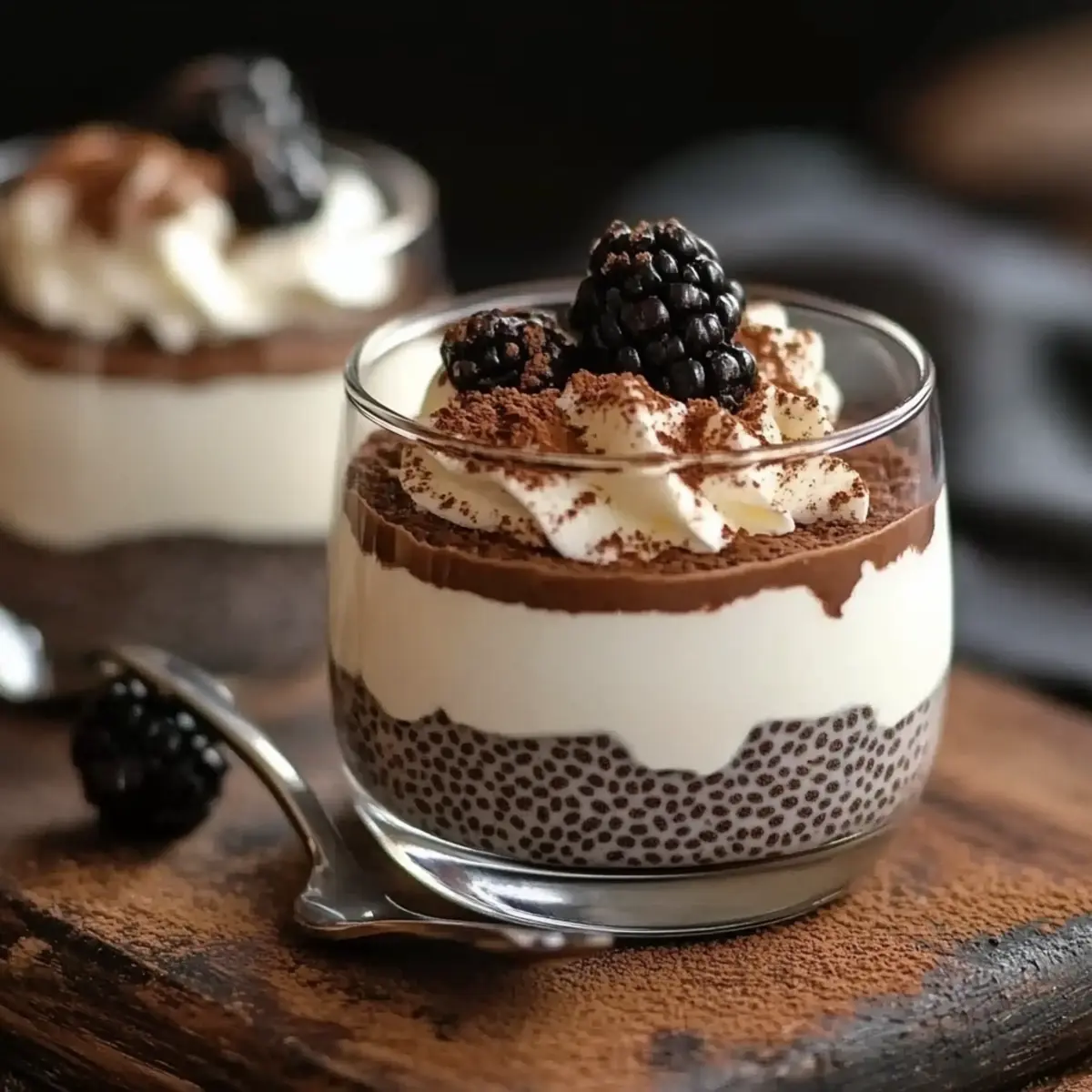 Tiramisu Chia Pudding