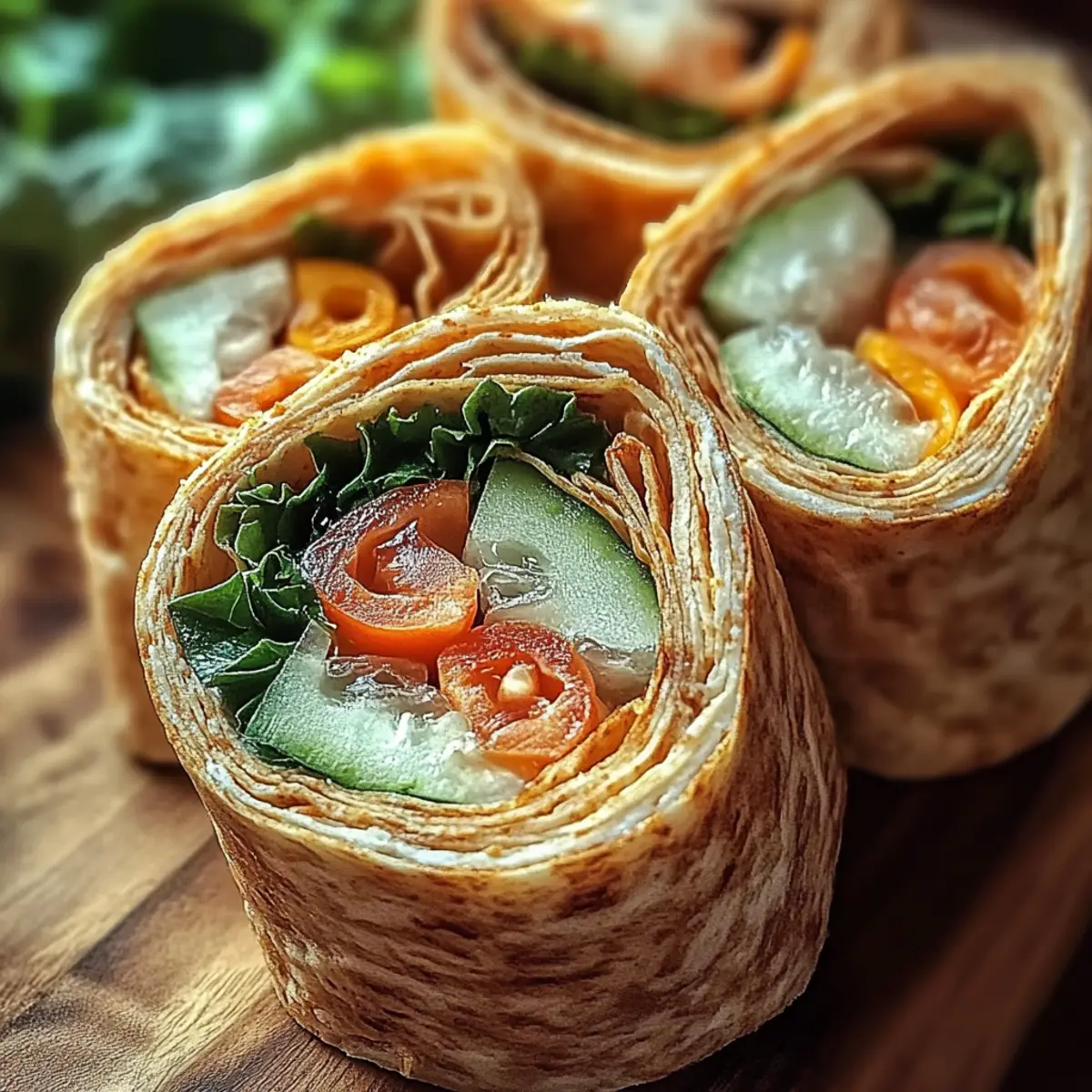 Turkey Hummus Roll Ups