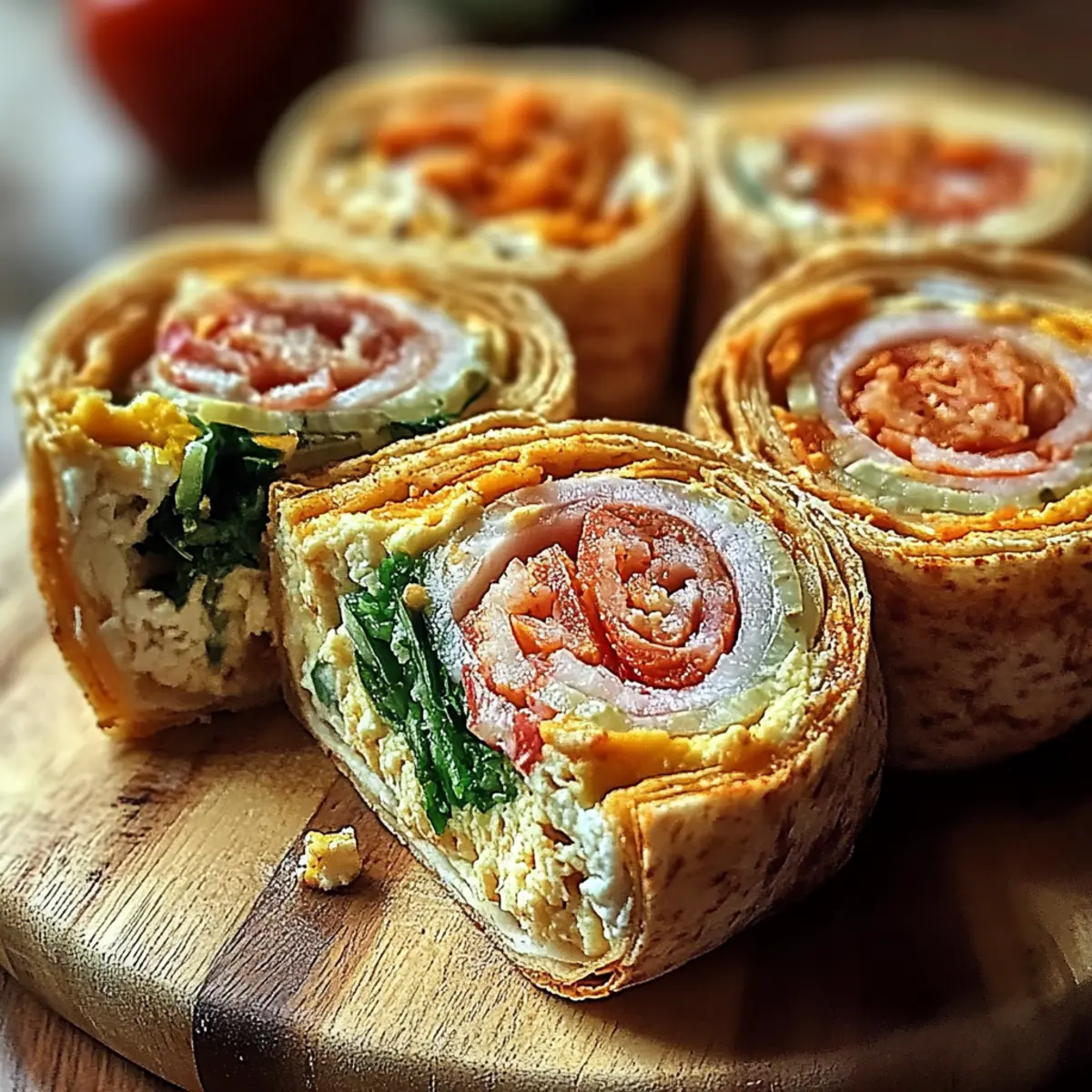 Turkey Hummus Roll Ups