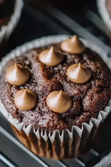Veggie-Loaded Chocolate Muffins