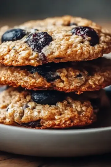 Bakery-Style Chewy Blueberry Oatmeal Cookies