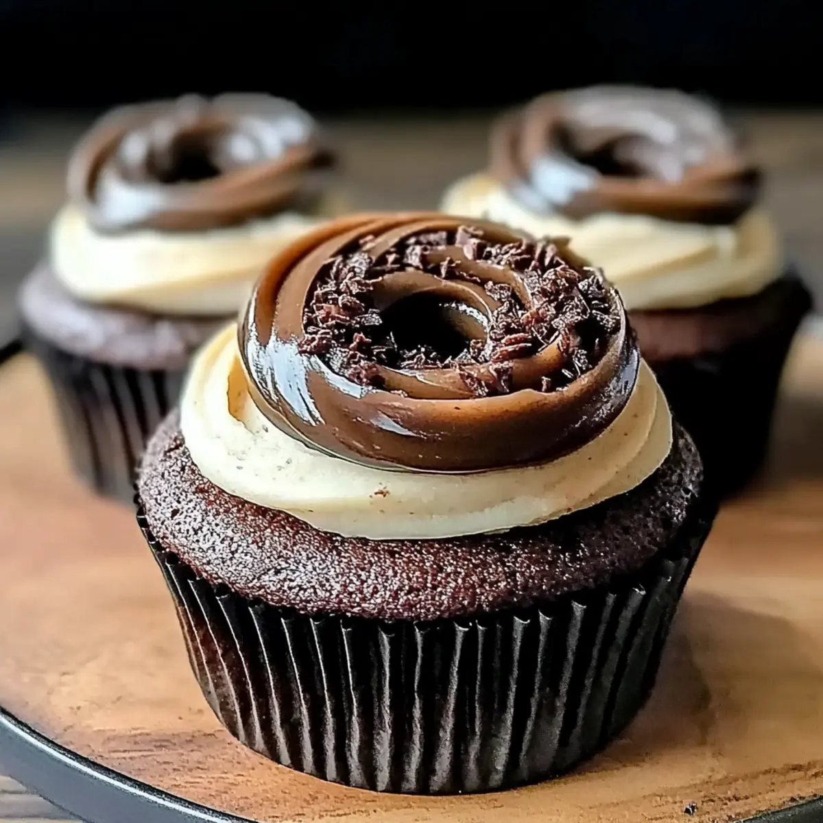 Chocolate Tiramisu Cupcakes