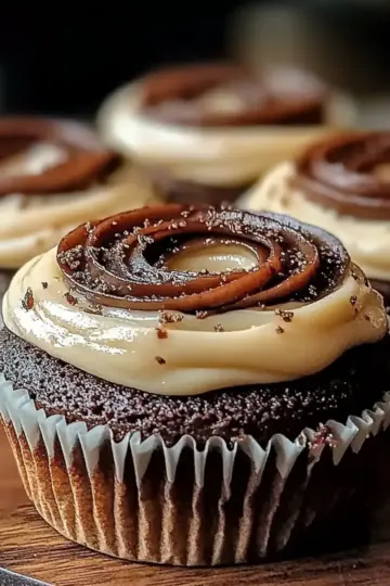 Chocolate Tiramisu Cupcakes