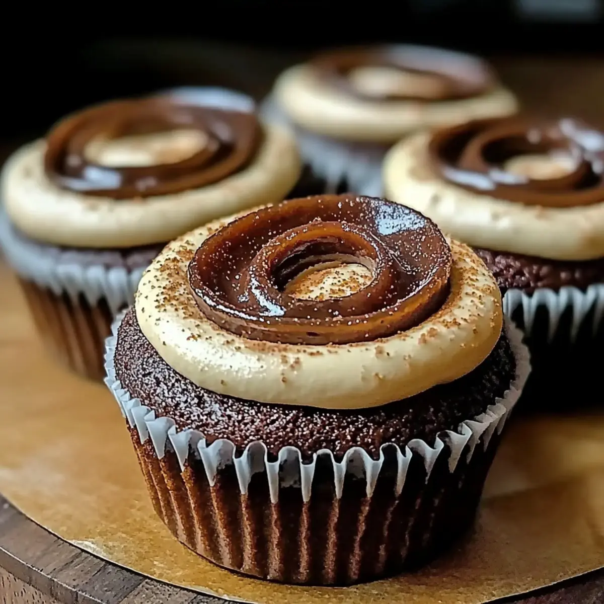 Chocolate Tiramisu Cupcakes