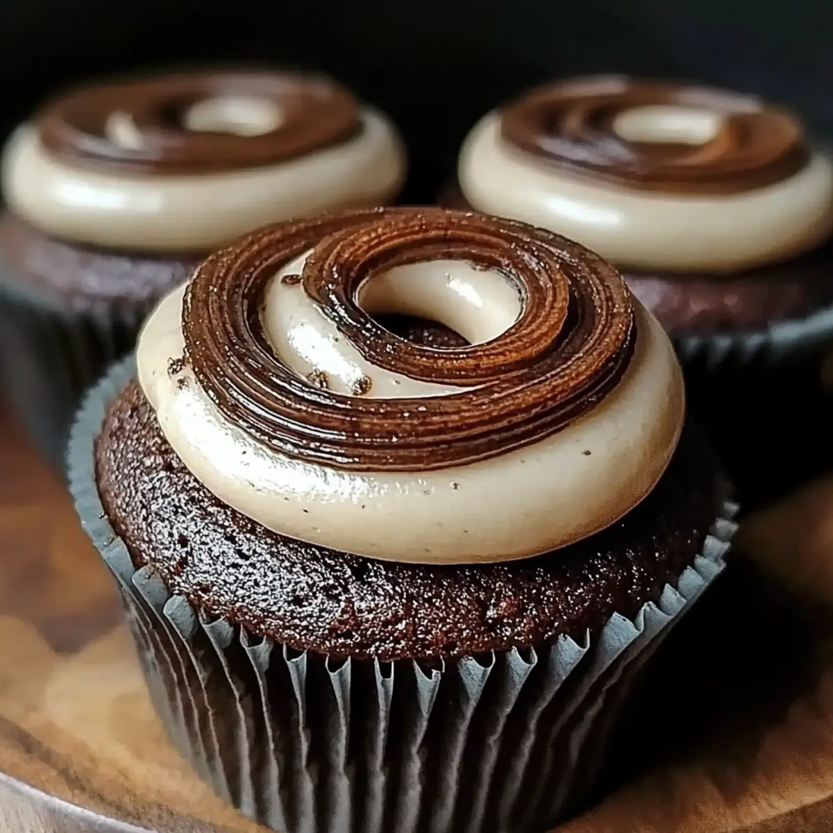 Chocolate Tiramisu Cupcakes