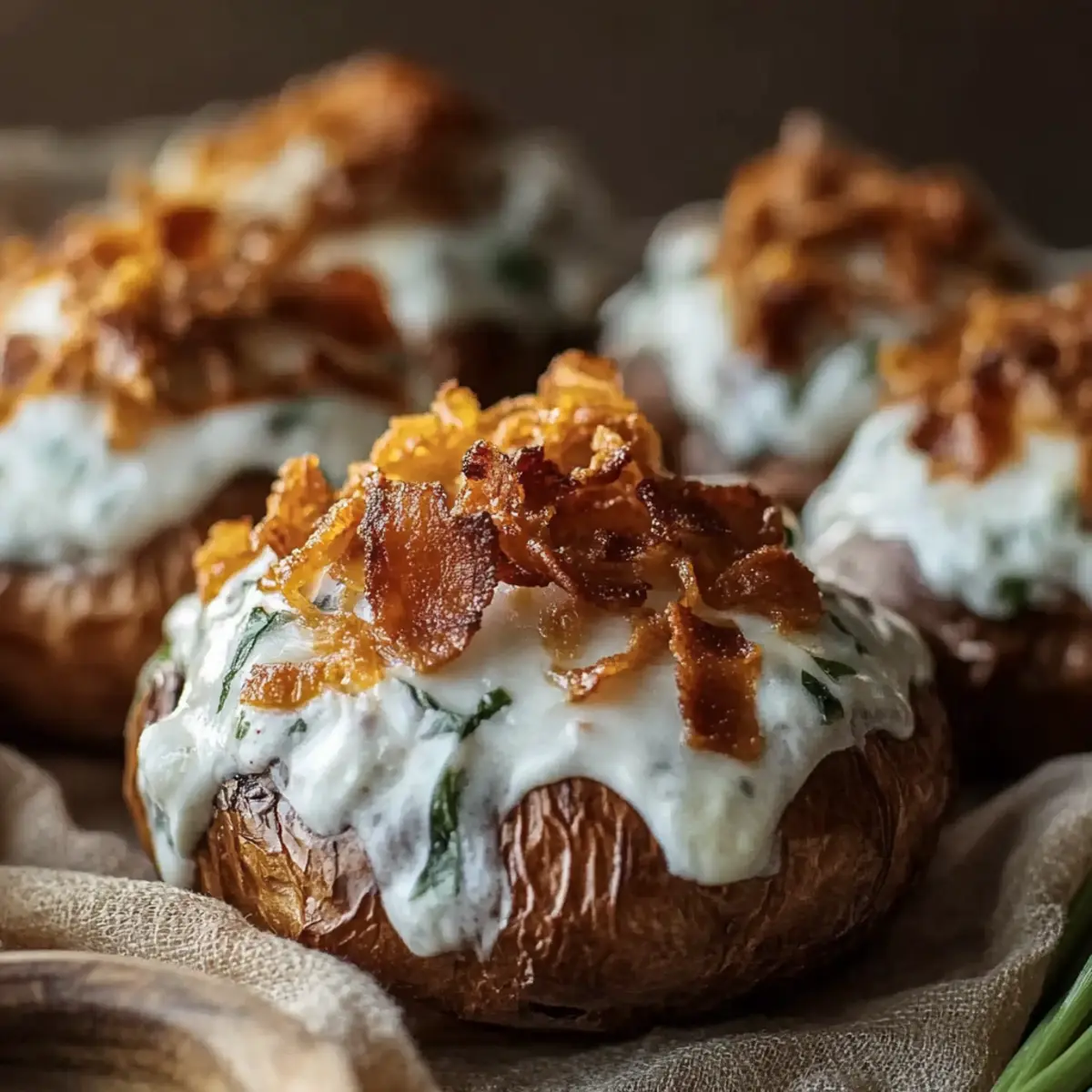 Crack Chicken Stuffed Baked Potatoes