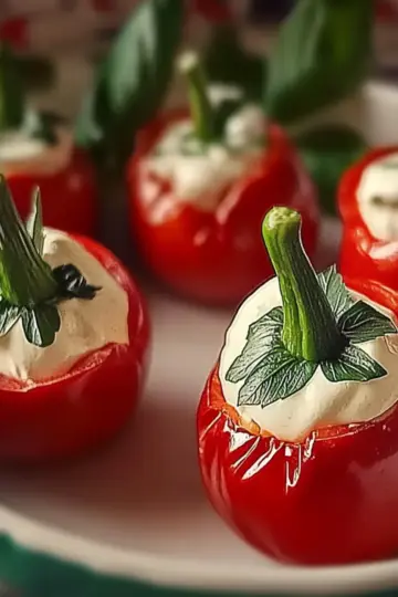 Cream Cheese Stuffed Piquante Peppers