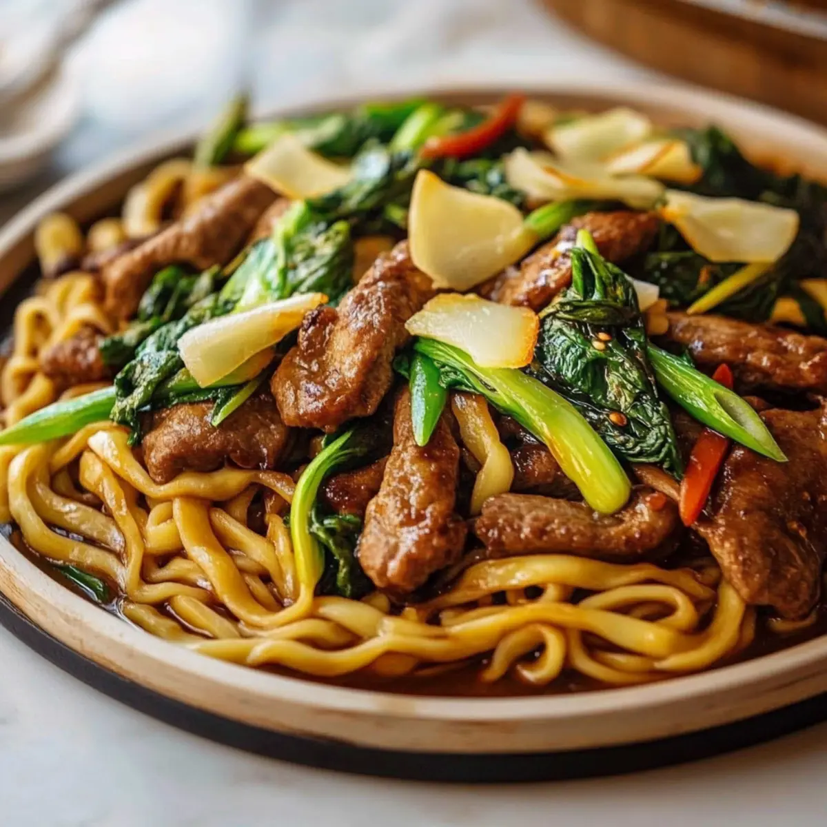 Garlic Chicken Lo Mein