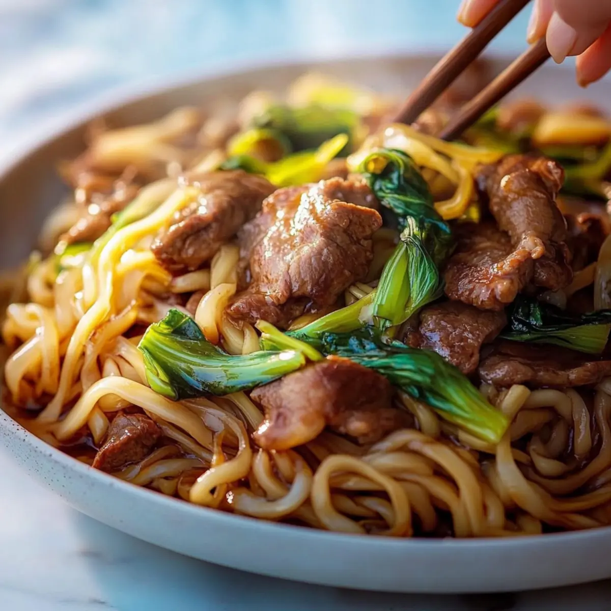 Garlic Chicken Lo Mein