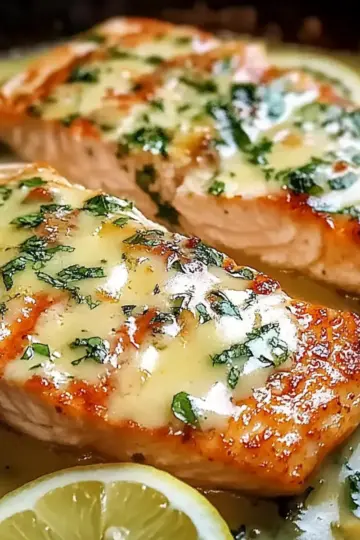 Garlic Lemon Butter Sauce Salmon