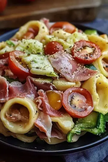Italian Grinder Tortellini Salad