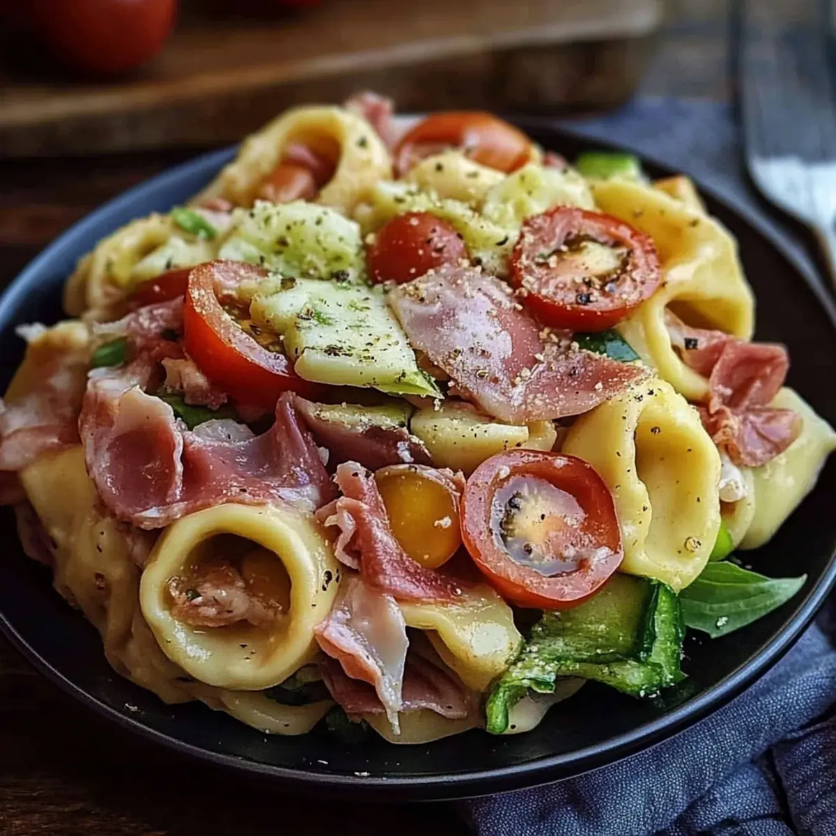 Italian Grinder Tortellini Salad