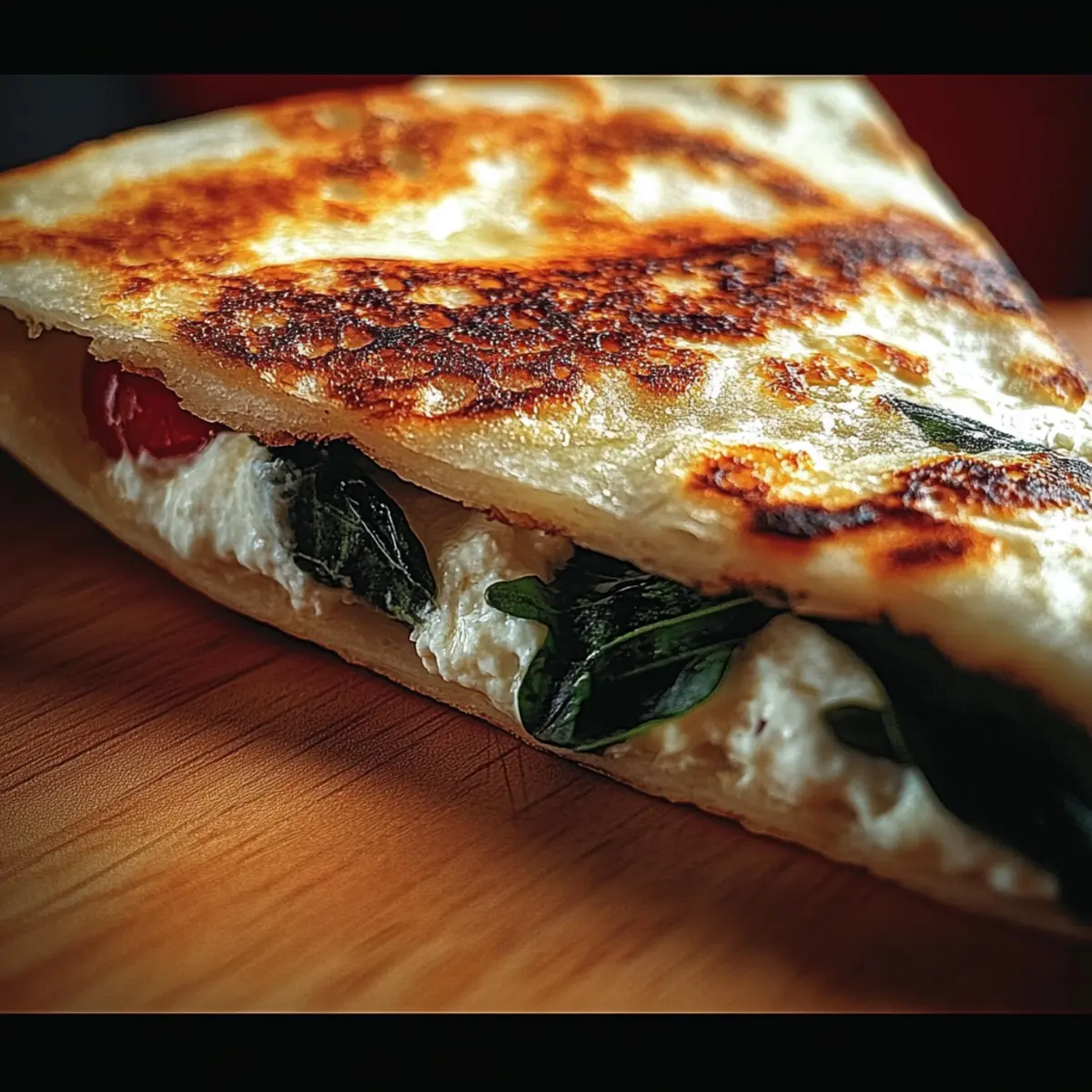 Mediterranean Quesadillas With Spinach And Feta