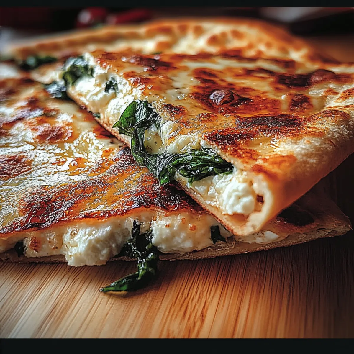 Mediterranean Quesadillas With Spinach And Feta