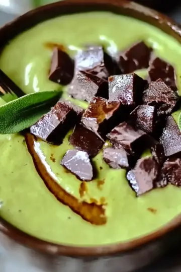 Mint Chocolate Green Protein Smoothie