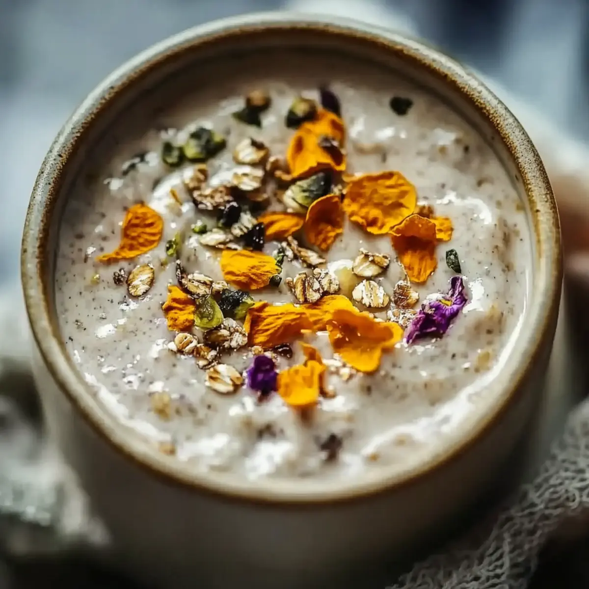 Pistachio Orange Blossom Overnight Oats