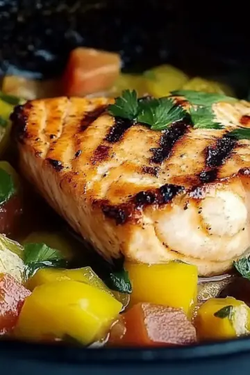Salmon with Fresh Mango Salsa