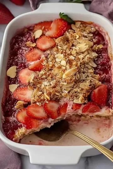 Strawberry Rhubarb Crisp