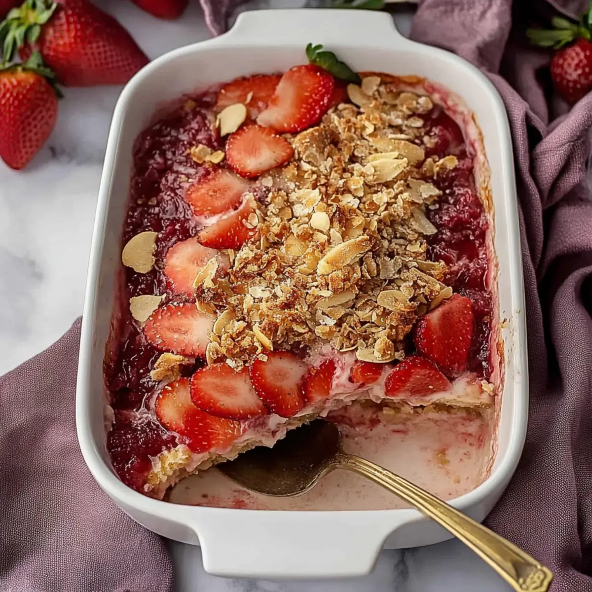 Strawberry Rhubarb Crisp
