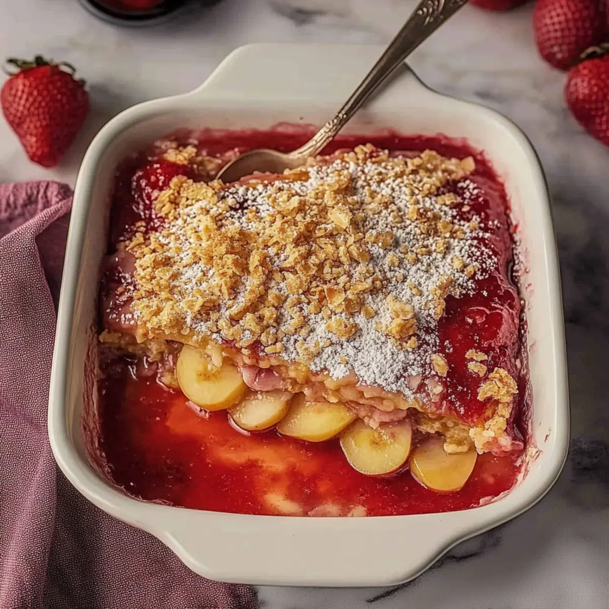 Strawberry Rhubarb Crisp