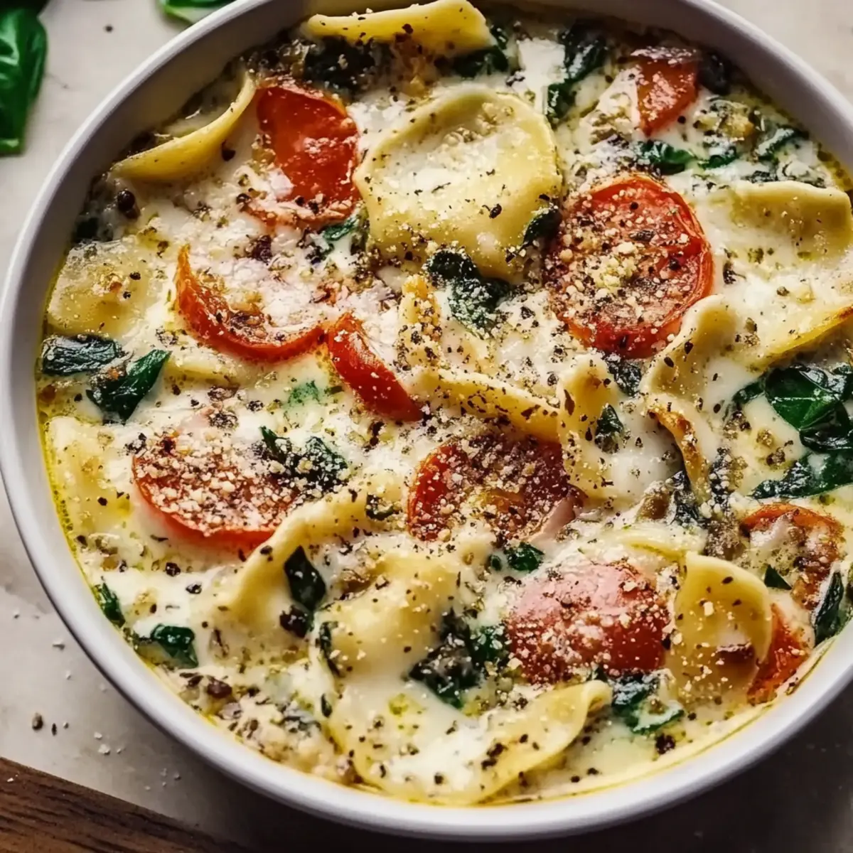 Vegan White Lasagna Soup