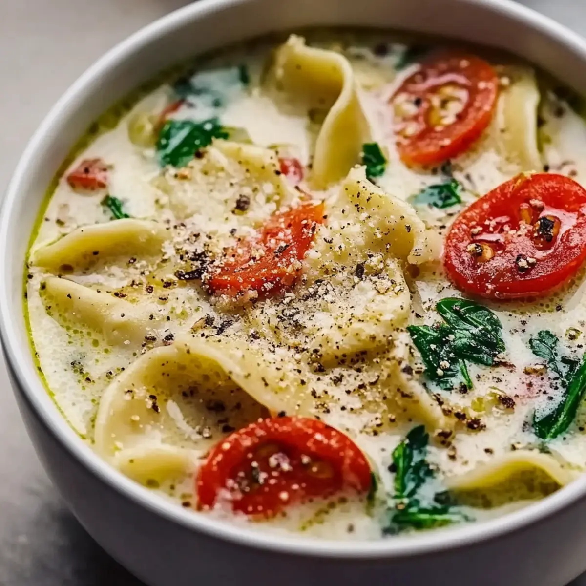 Vegan White Lasagna Soup