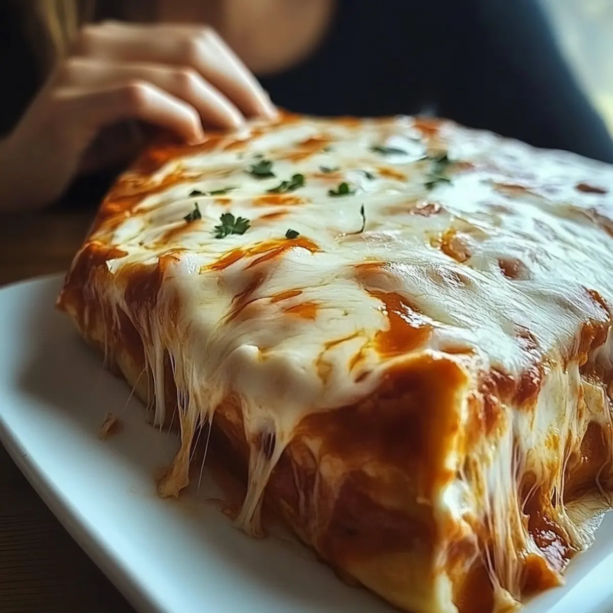 Buffalo Chicken Cheese Bake