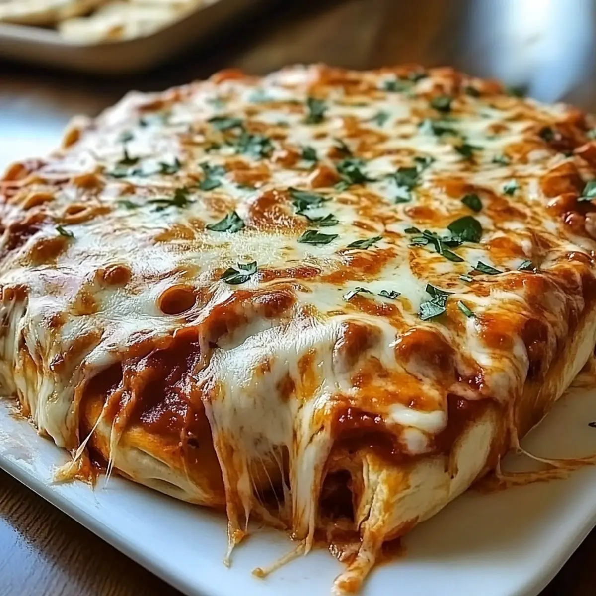 Buffalo Chicken Cheese Bake
