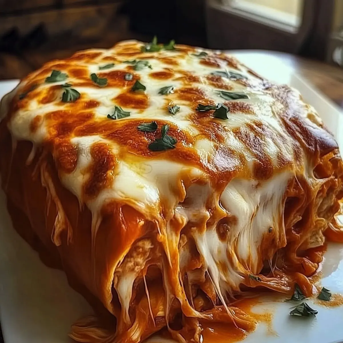 Buffalo Chicken Cheese Bake
