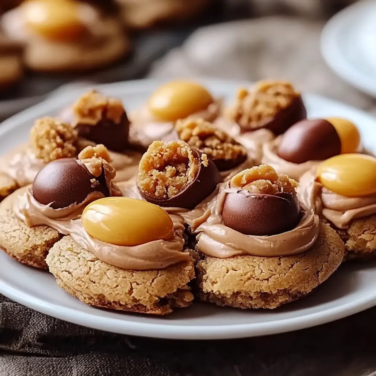 Reese’s Egg Peanut Butter Cookies